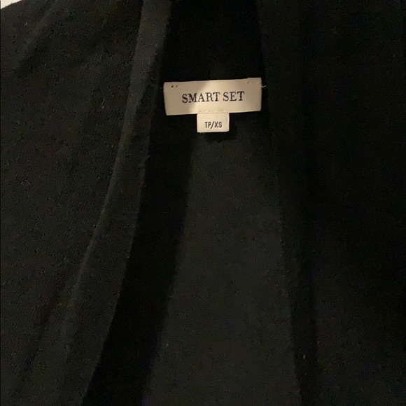 Black long, open cardigan - Picture 3 of 4